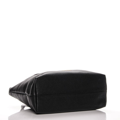 Burberry London Grainy Calfskin Medium Baynard Tote Black 4 of 8