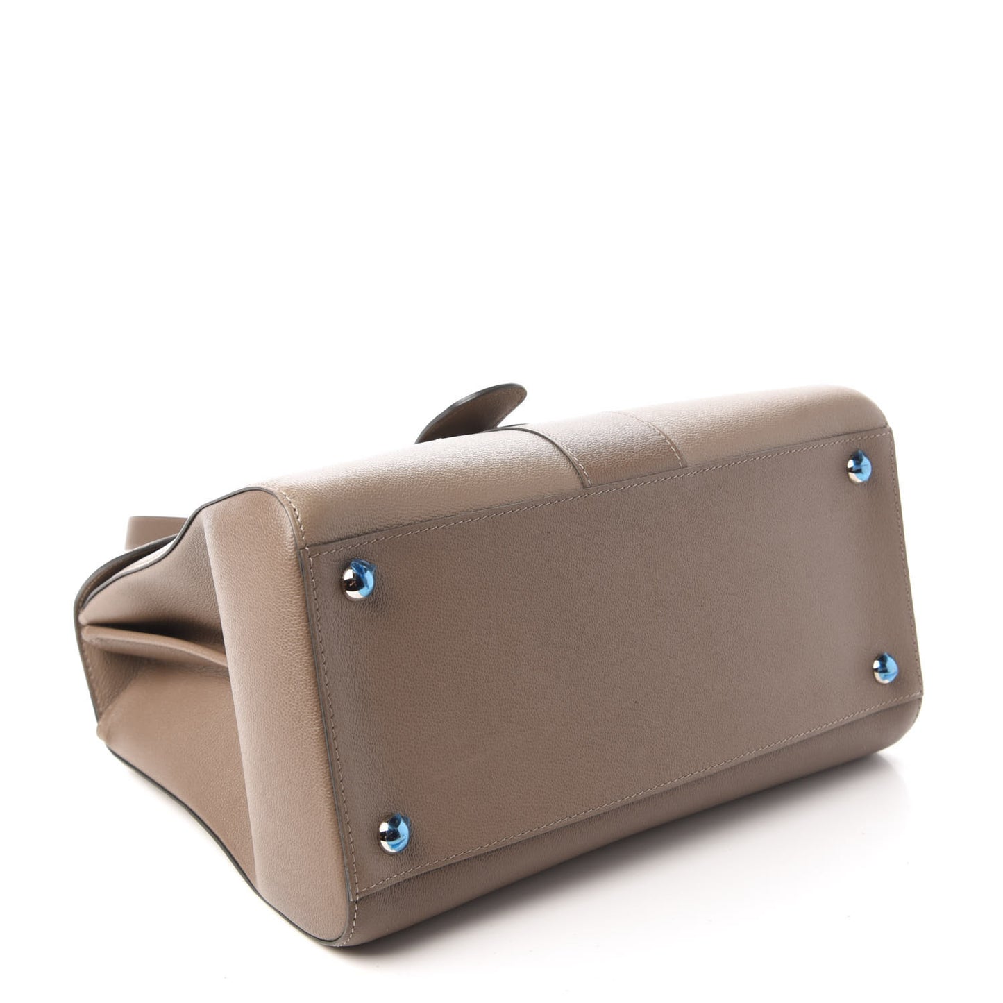 Grained Calfskin MM Brillant Satchel Camaieux Tourterelle