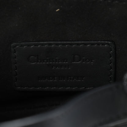 Christian Dior Ultra Matte Calfskin Mini Saddle Bag Black 6 of 9
