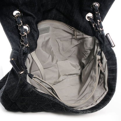 Chanel Denim Stretch Spirit Messenger Blue 5 of 9