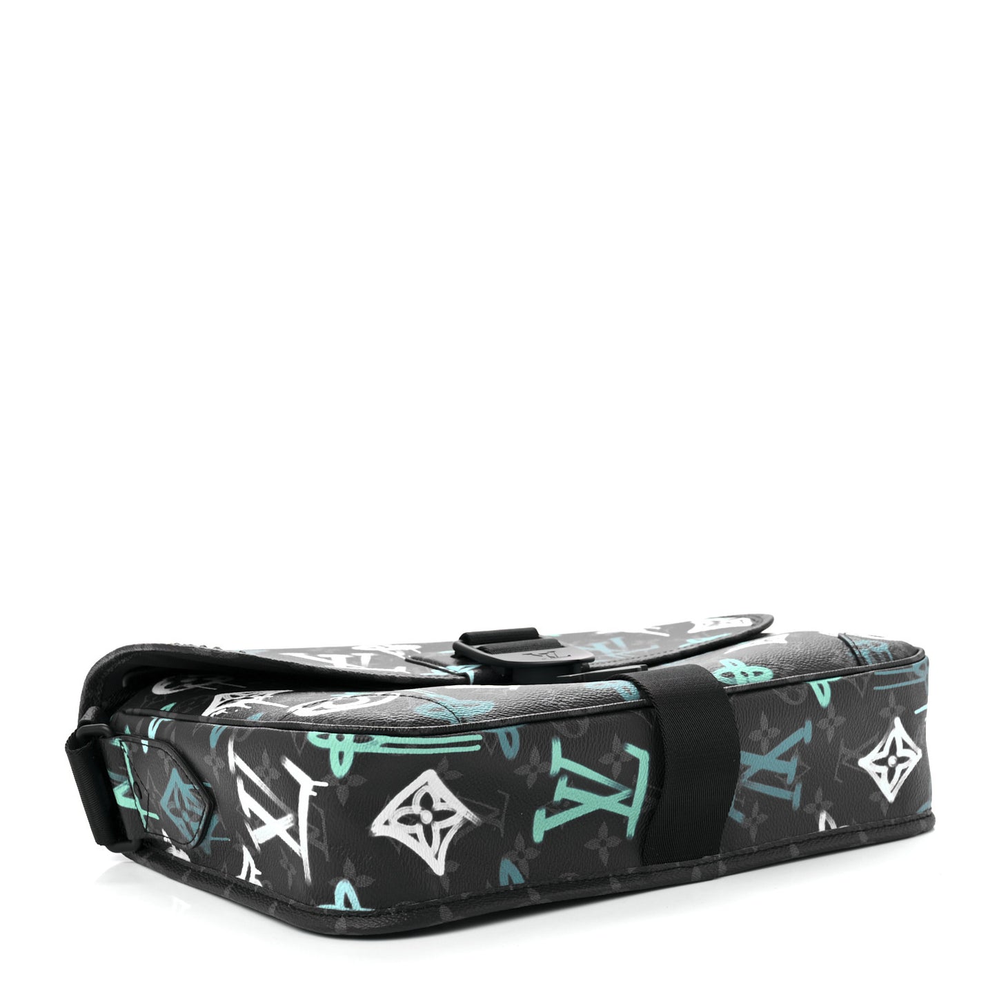 Monogram Eclipse LV Graffiti Archy Messenger MM Green Lights