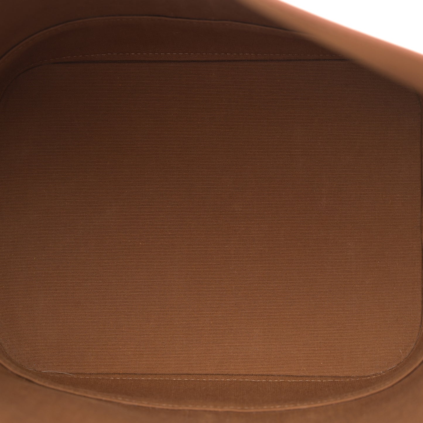 Triomphe Canvas Calfskin Medium Bucket Bag Tan