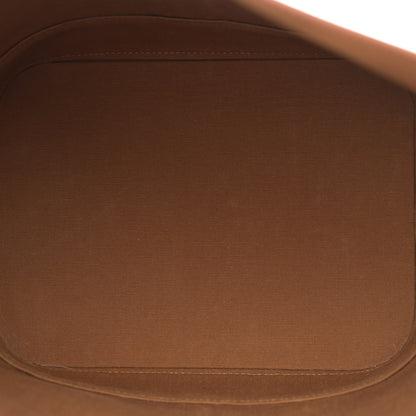 Celine Triomphe Canvas Calfskin Medium Bucket Bag Tan 5 of 12