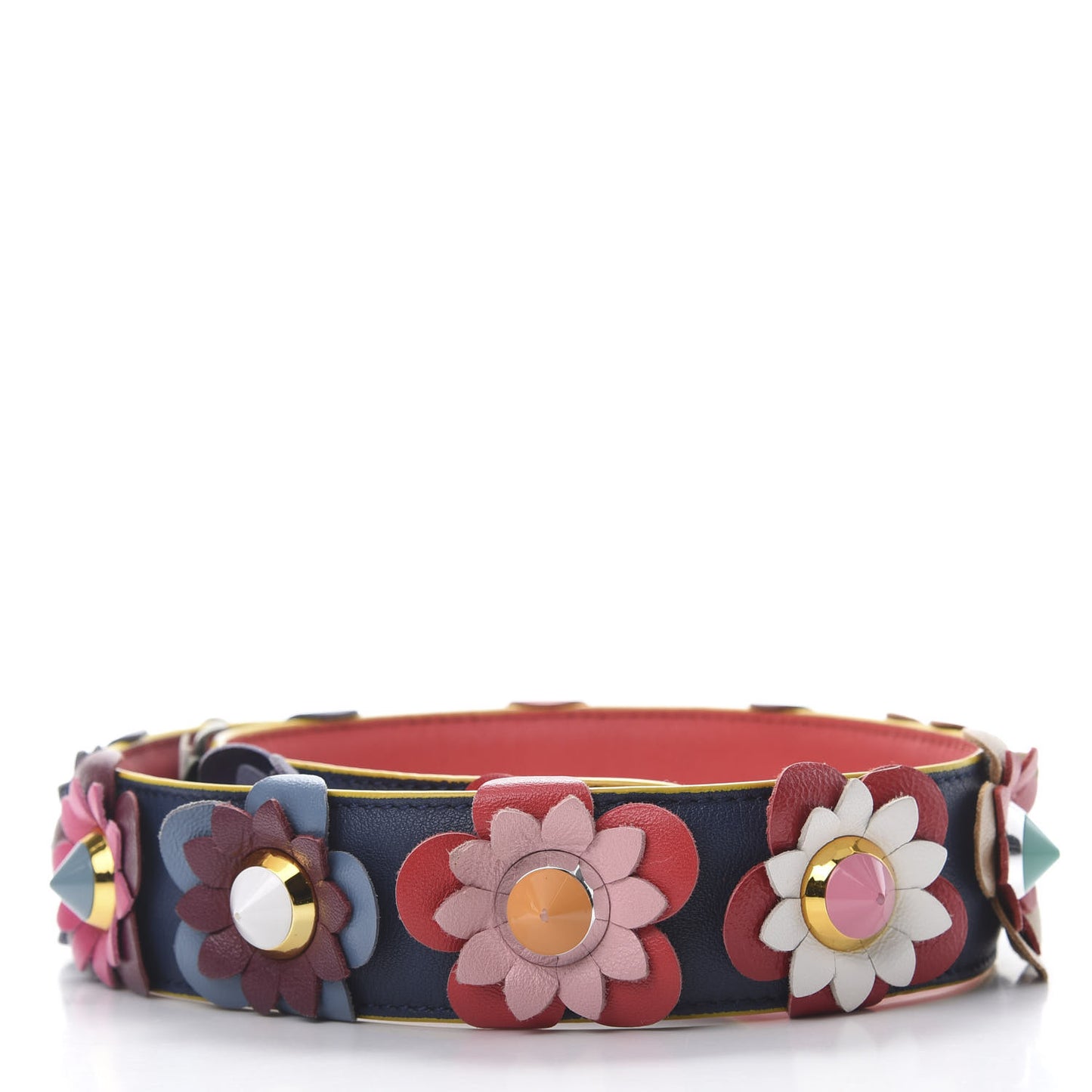 Vitello Dolce Flowerland Studded Strap You Blue Corallo Multicolor