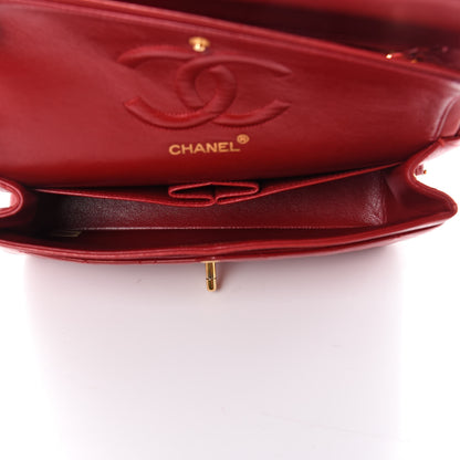 Chanel Lambskin Quilted Medium Double Flap Red 5 of 15