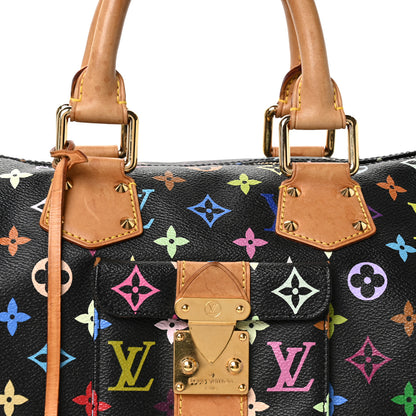 Louis Vuitton Monogram Multicolor Speedy 30 Black 8 of 11