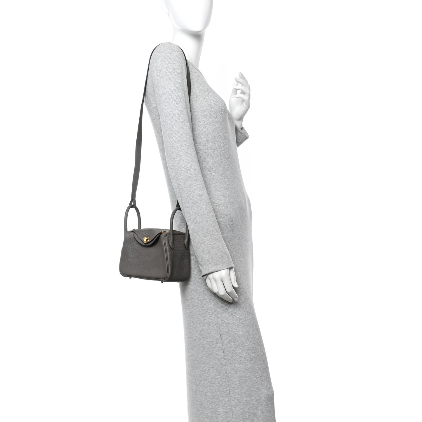 Taurillon Clemence Mini Lindy 20 Etain