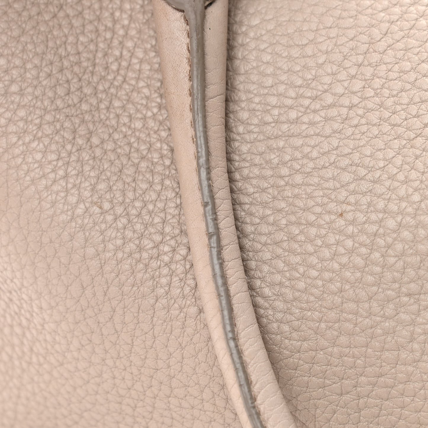 Vitello Daino Pocket Tote Argilla