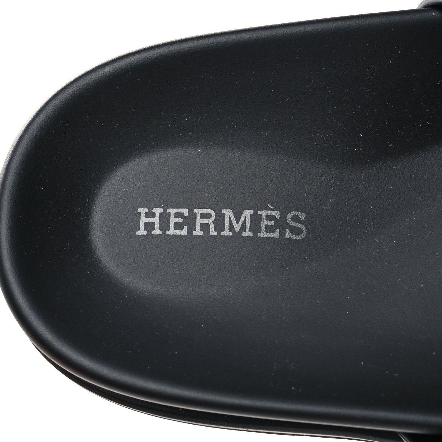 Hermes Calfskin Mens Chypre Sandals 41.5 Black 8 of 9