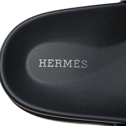 Hermes Calfskin Mens Chypre Sandals 41.5 Black 8 of 9