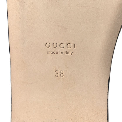 Gucci Canvas Flora Print Horsebit Slide Sandals 38 White 8 of 11