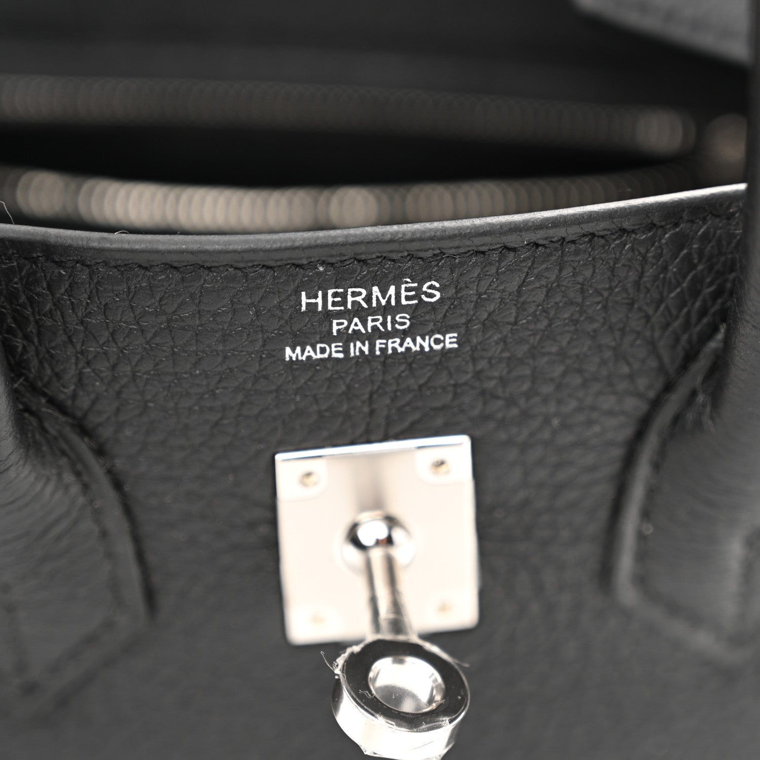 Hermes Togo Birkin 25 Black 6 of 12