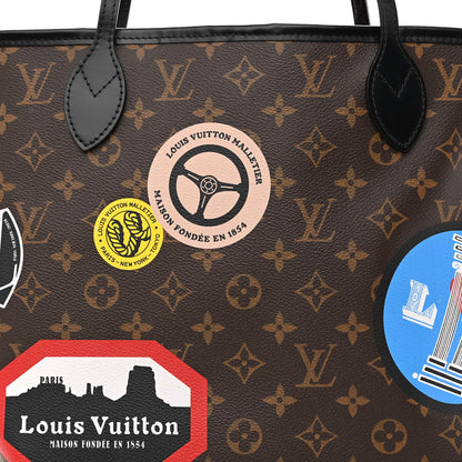 Louis Vuitton Monogram World Tour Neverfull MM 10 of 12