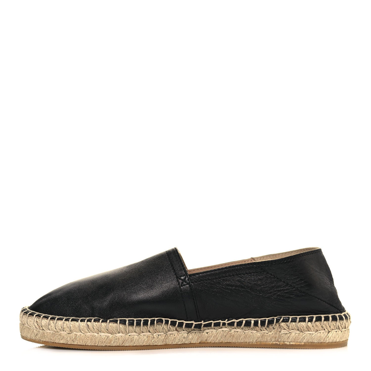 Valentino Garavani Calfskin Mens Espadrilles 42 Black 1 of 10