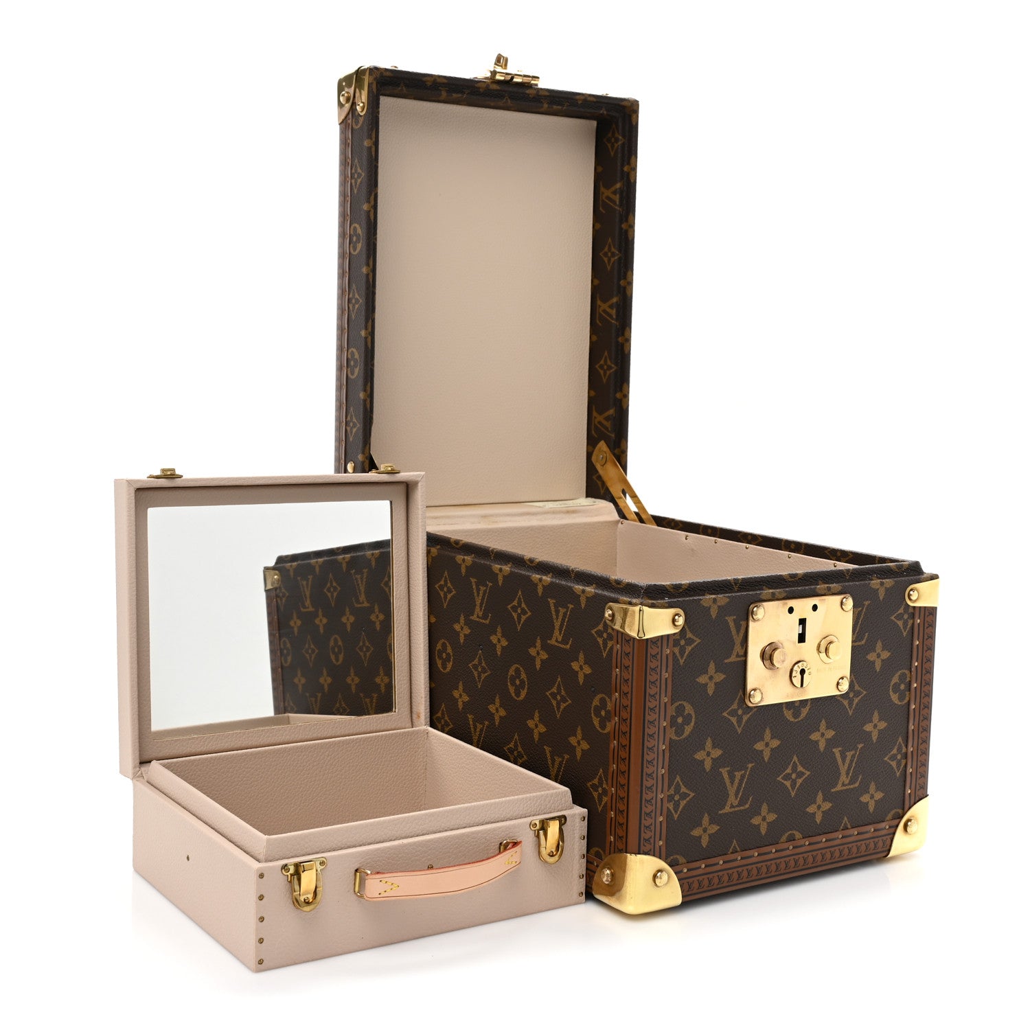 Louis Vuitton Monogram Boite Flacons Beauty Train Trunk Case 5 of 17