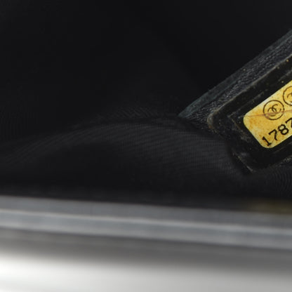 Chanel Patent Calfskin Quilted Medium Boy Flap Black 9 of 10