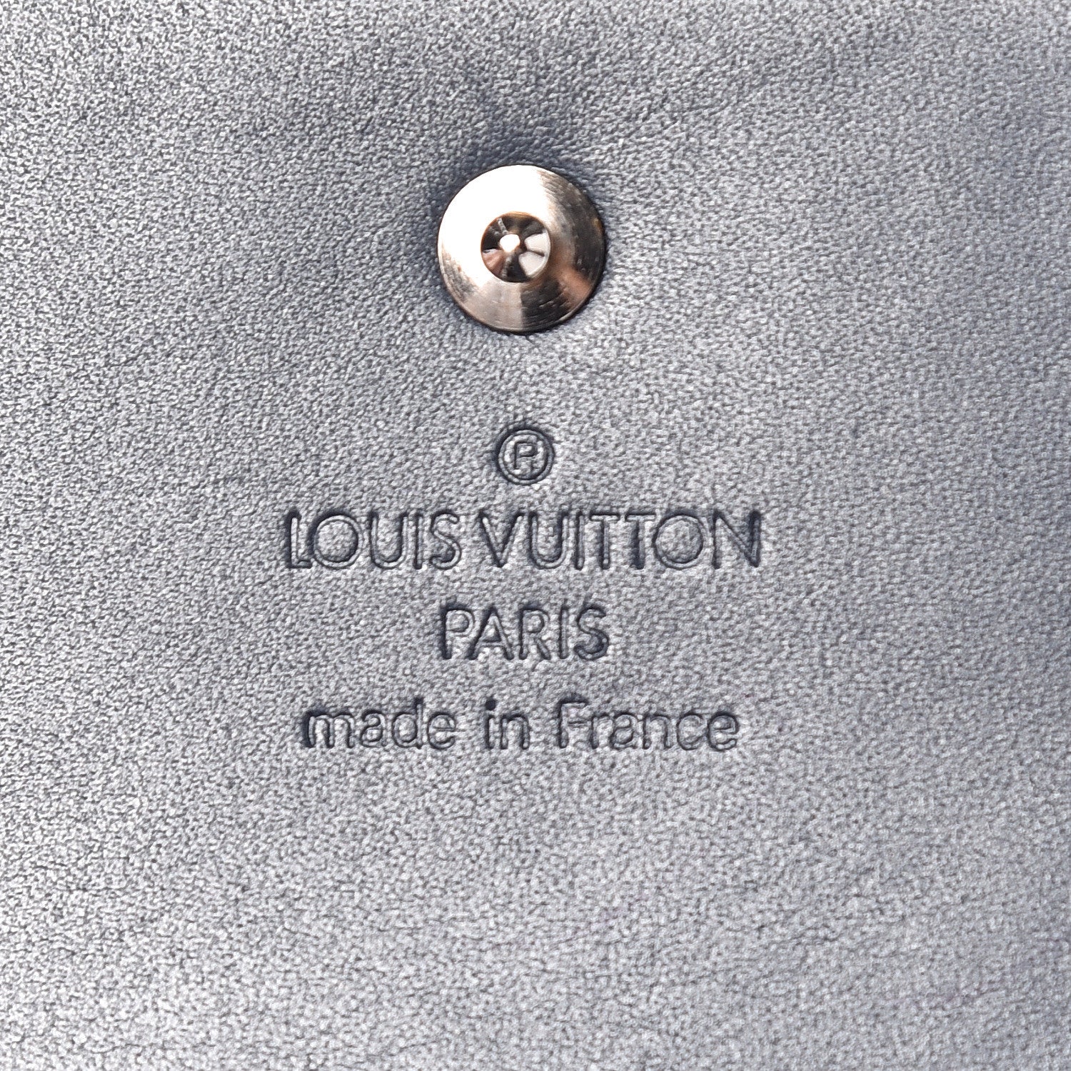 Louis Vuitton Mat Monogram Elise Wallet Blue 7 of 10