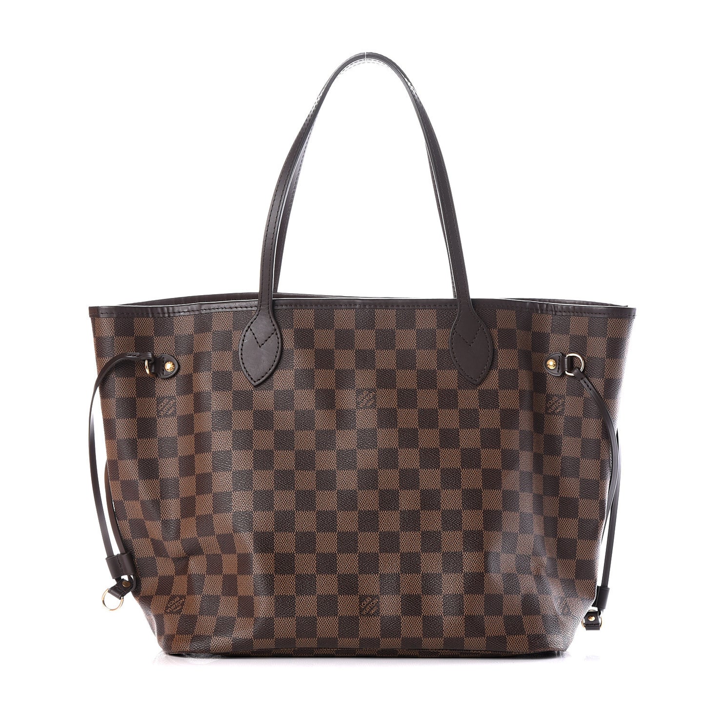 Damier Ebene Neo Neverfull MM Rose Ballerine