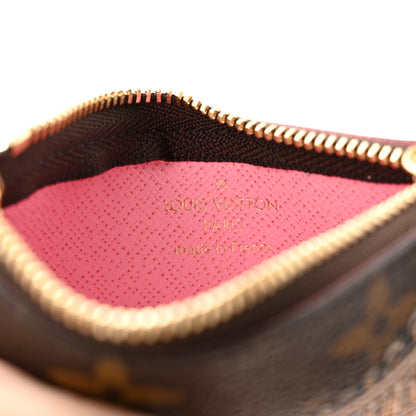 Louis Vuitton Monogram 2022 Christmas Animation Paris Key Pouch Pink 6 of 10