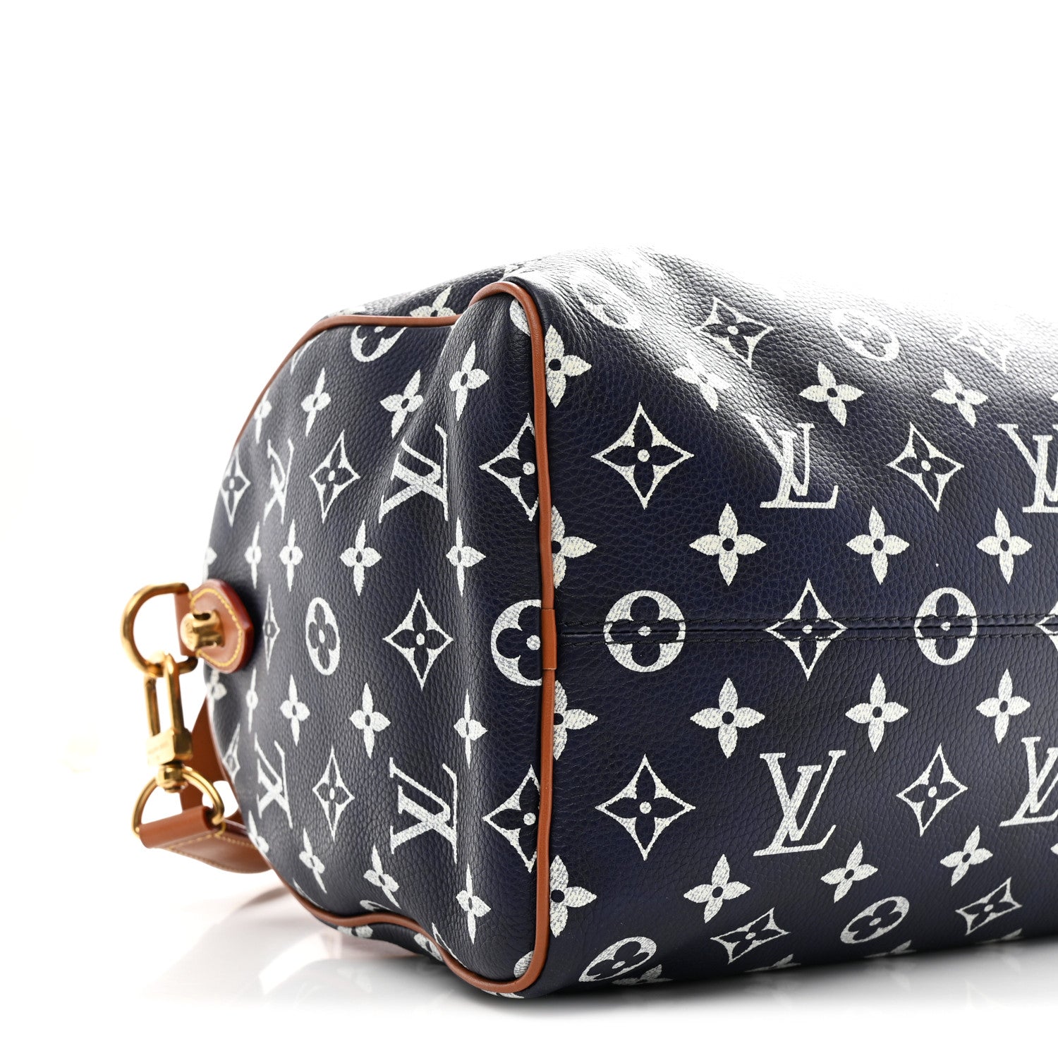 Louis Vuitton Calfskin Monogram Speedy P9 Bandouliere 30 Indigo 11 of 12