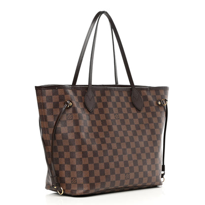 Louis Vuitton Damier Ebene Neo Neverfull MM Rose Ballerine 4 of 26