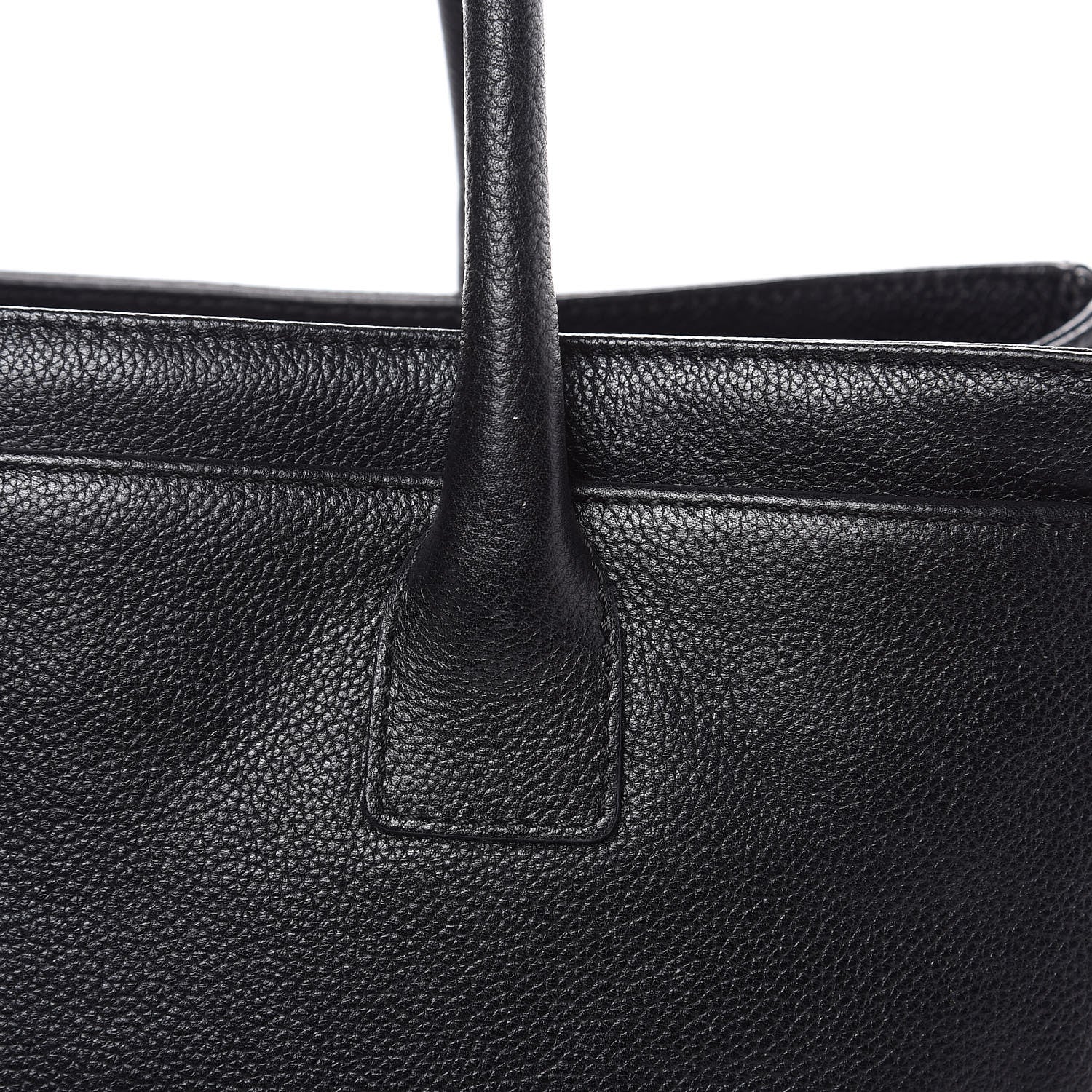 Chanel Calfskin Cerf Executive Shopper Tote Black 13 of 18