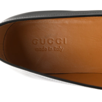 Gucci Calfskin Horsebit Mens Jordaan Loafers 11 Black 7 of 11