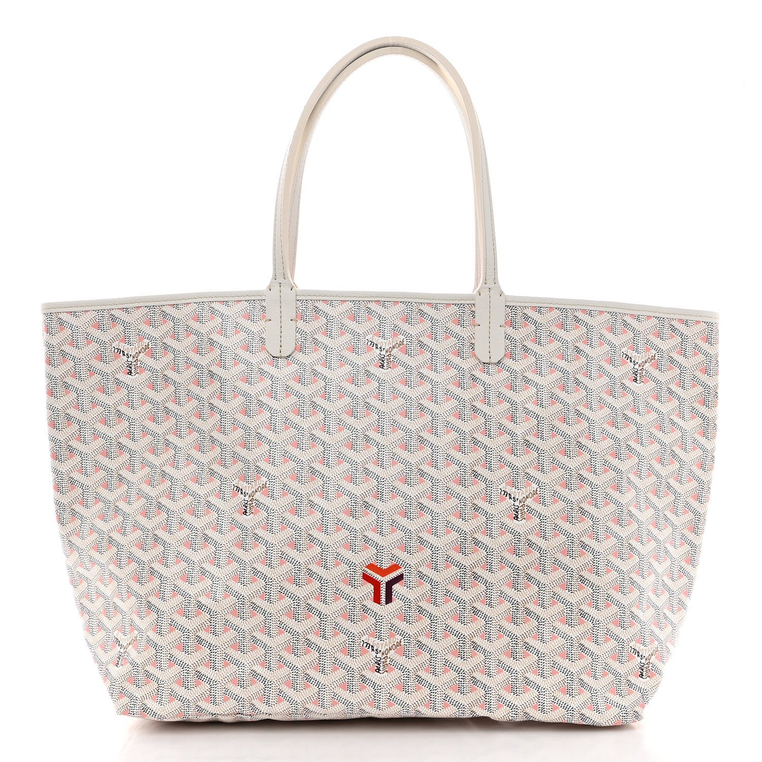 Goyard Goyardine Saint Louis Claire Voie PM White Pink 3 of 11
