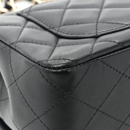 Chanel Lambskin Quilted Mini Rectangular Flap Black 10 of 13