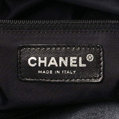 Chanel Patent Pony Hair Quilted Paris Biarritz Tote Black 7 of 10