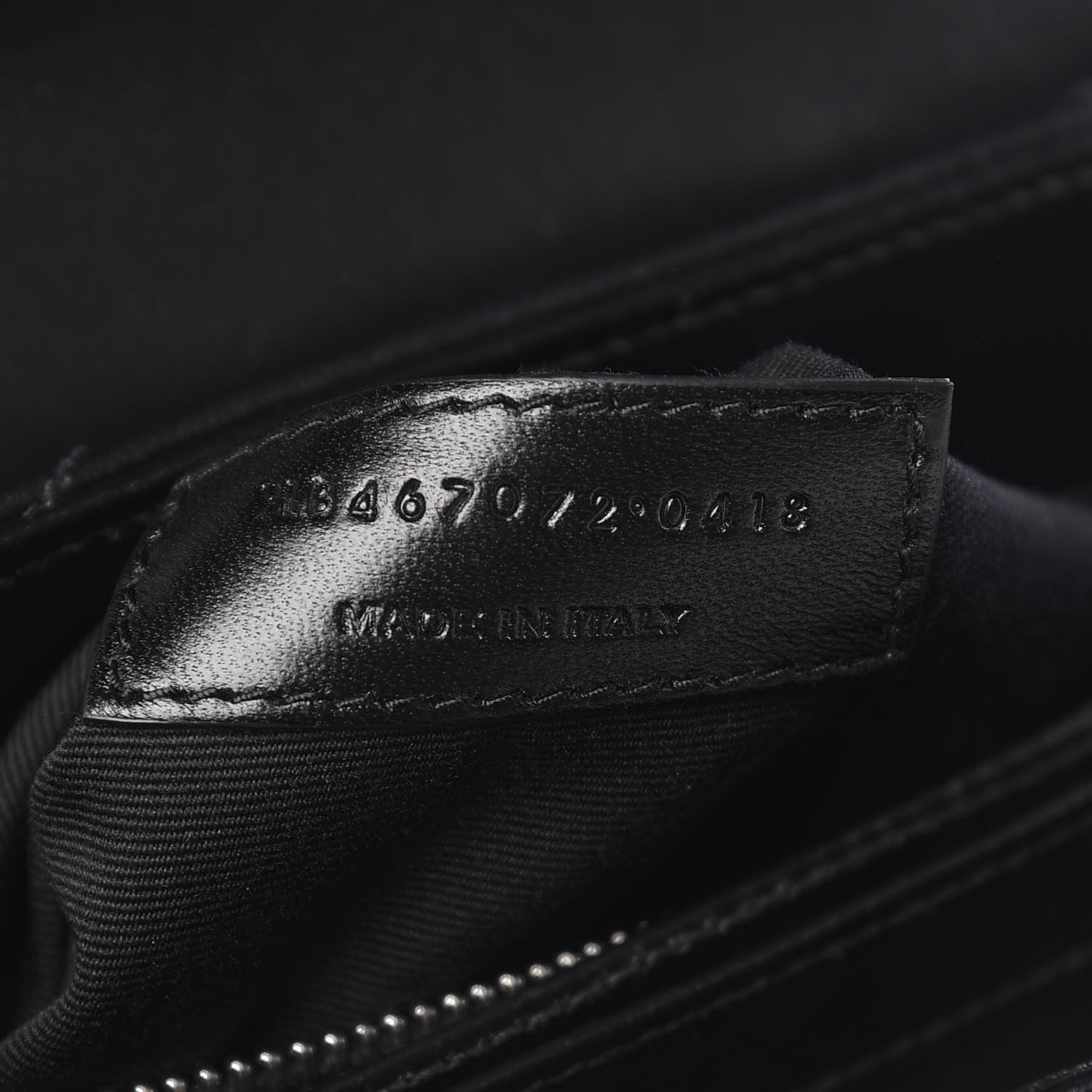 Saint Laurent Calfskin Y Quilted Monogram Toy Loulou Crossbody Bag Black 7 of 10