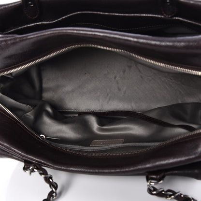 Chanel Glazed Caviar Pocket In The City Tote Brown 5 of 7