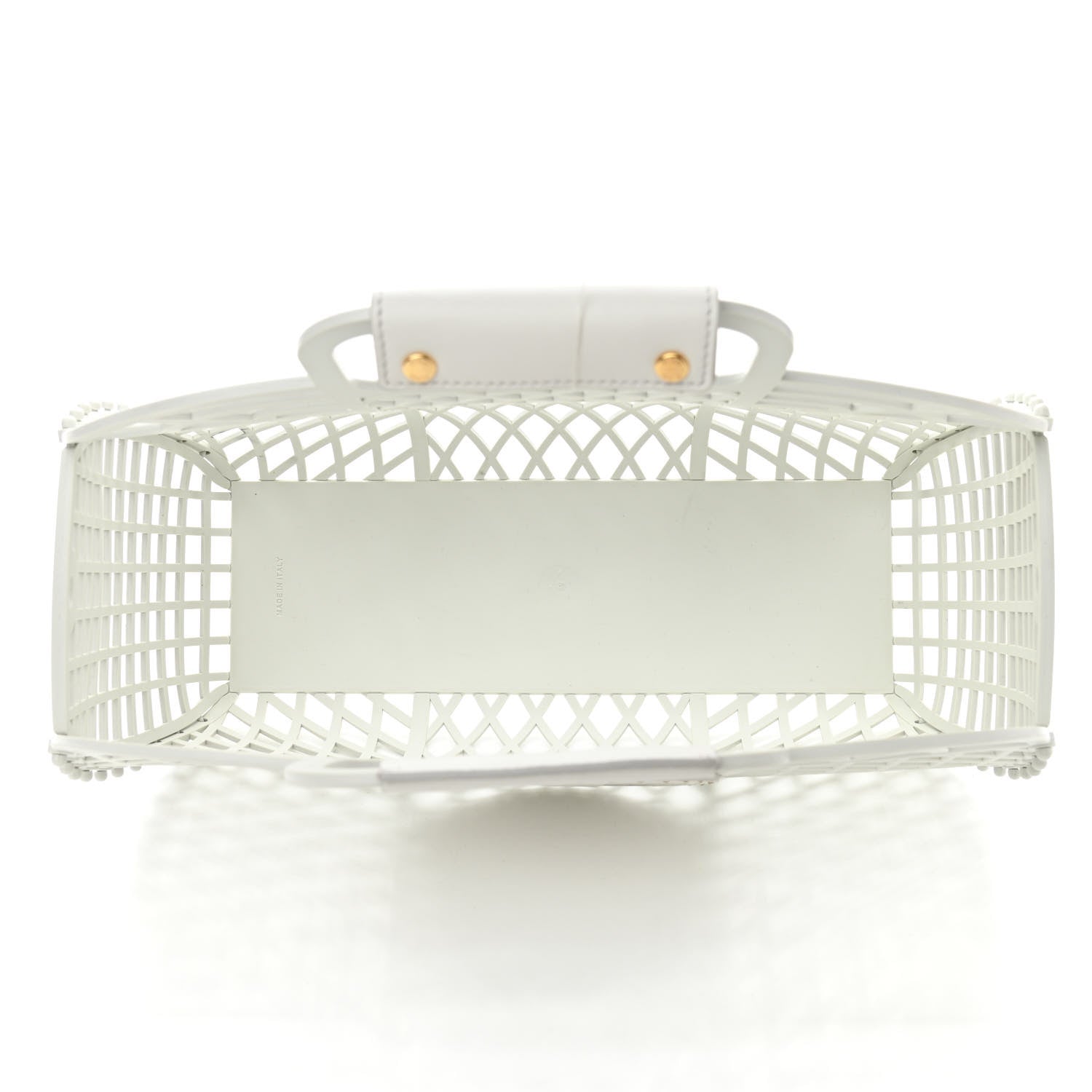 Fendi Recycled Plastic Vitello Liberty Matte Medium Fendi Basket White Ice 10 of 13