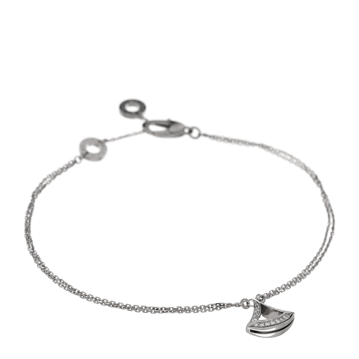 18K White Gold Diamond Divas' Dream Openwork Bracelet ML