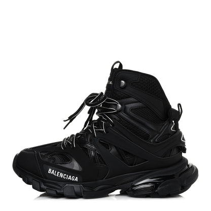 Balenciaga Mesh Nylon Womens Track Hike Sneakers 39 Black 1 of 8