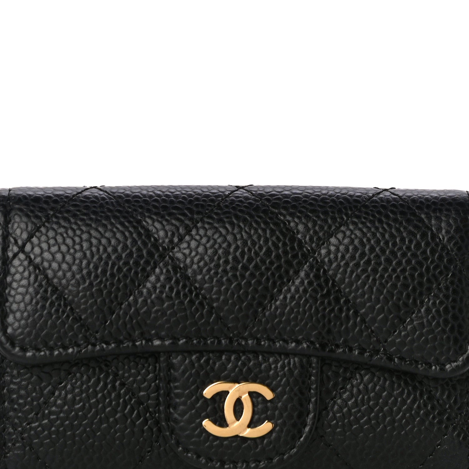 Chanel Caviar Quilted 6 Key Holder Black 9 of 12