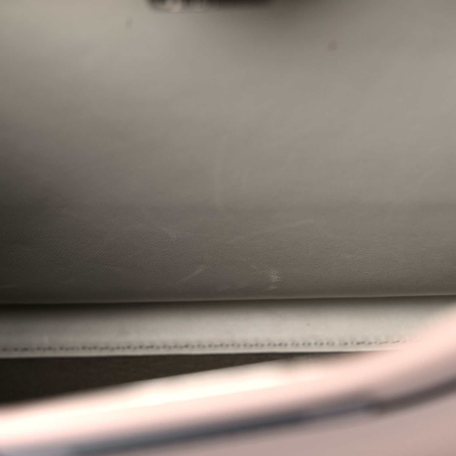 Fendi Vitello Seta Shiny Nappa Medium Peekaboo Iconic Satchel Soap Opale 13 of 19