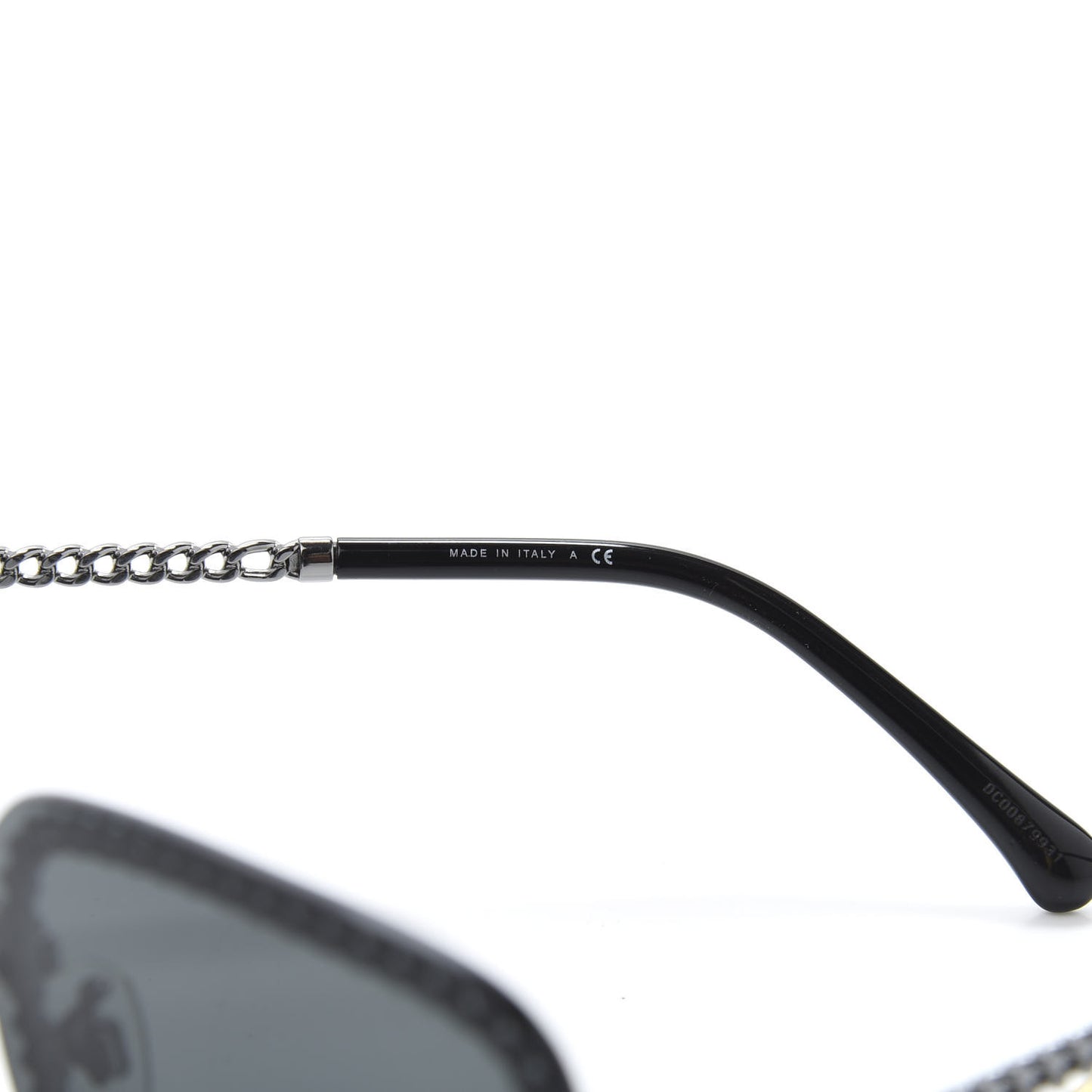 Chain Square Sunglasses 4244 Black