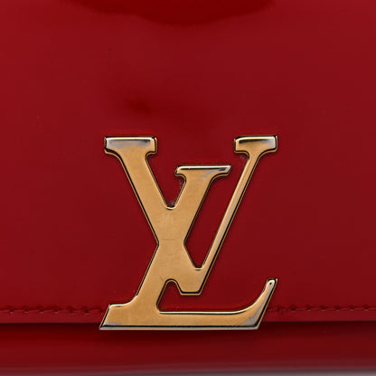 Louis Vuitton Patent Louise Clutch Cherry 13 of 15