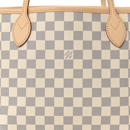Louis Vuitton Damier Azur Neo Neverfull MM Rose Ballerine 9 of 11
