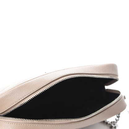Saint Laurent Grain De Poudre Matelasse Monogram Mini Lou Camera Bag Gold Sand 5 of 10