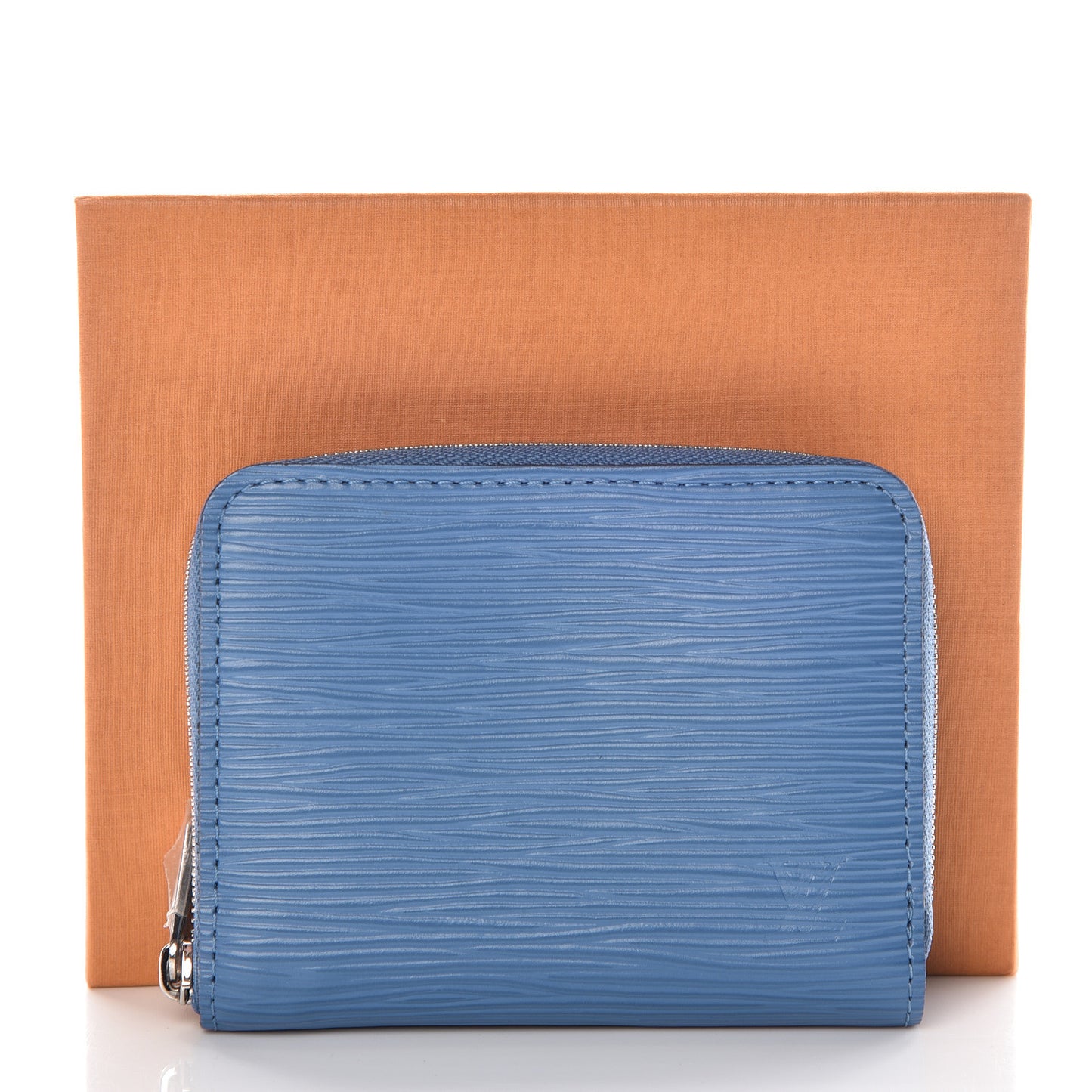 Epi Zippy Coin Purse Blue Jean