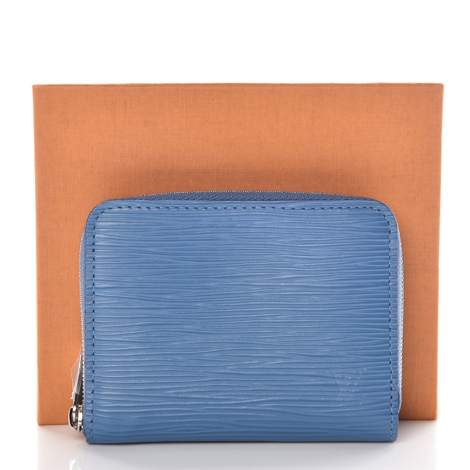 Louis Vuitton Epi Zippy Coin Purse Blue Jean 9 of 9