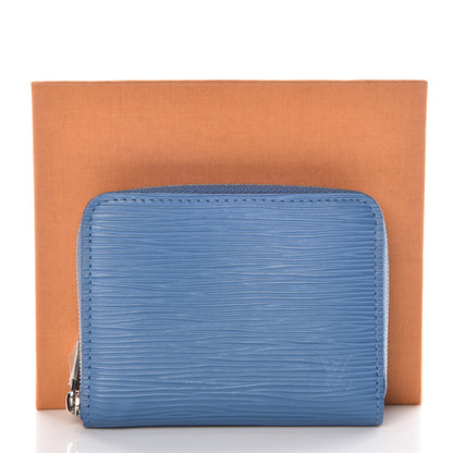 Louis Vuitton Epi Zippy Coin Purse Blue Jean 9 of 9