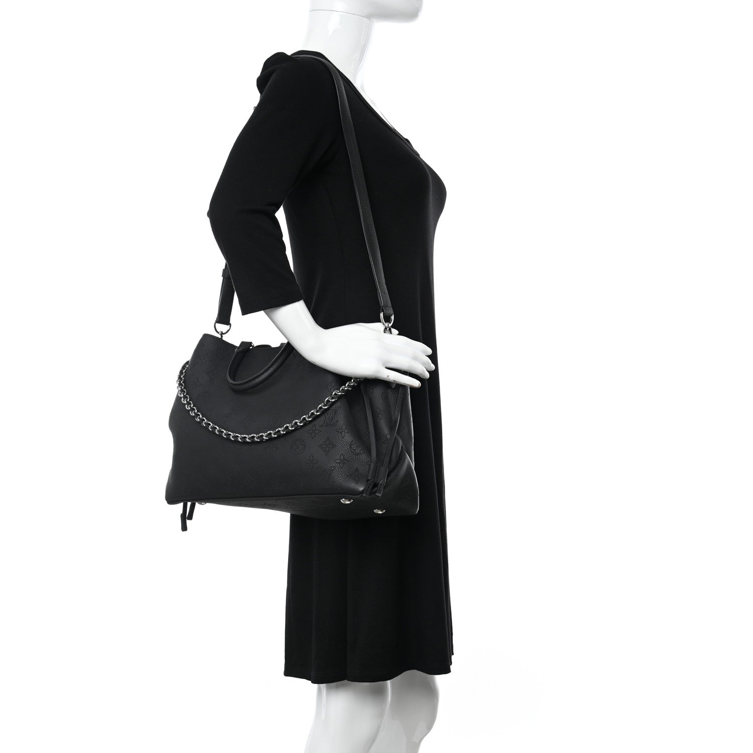 Louis Vuitton Mahina Bella Tote Black 2 of 11