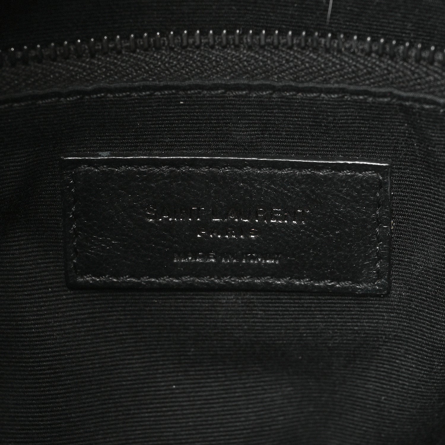 Saint Laurent Lambskin Quilted Small Loulou Puffer Monogram Chain Satchel Black 6 of 7