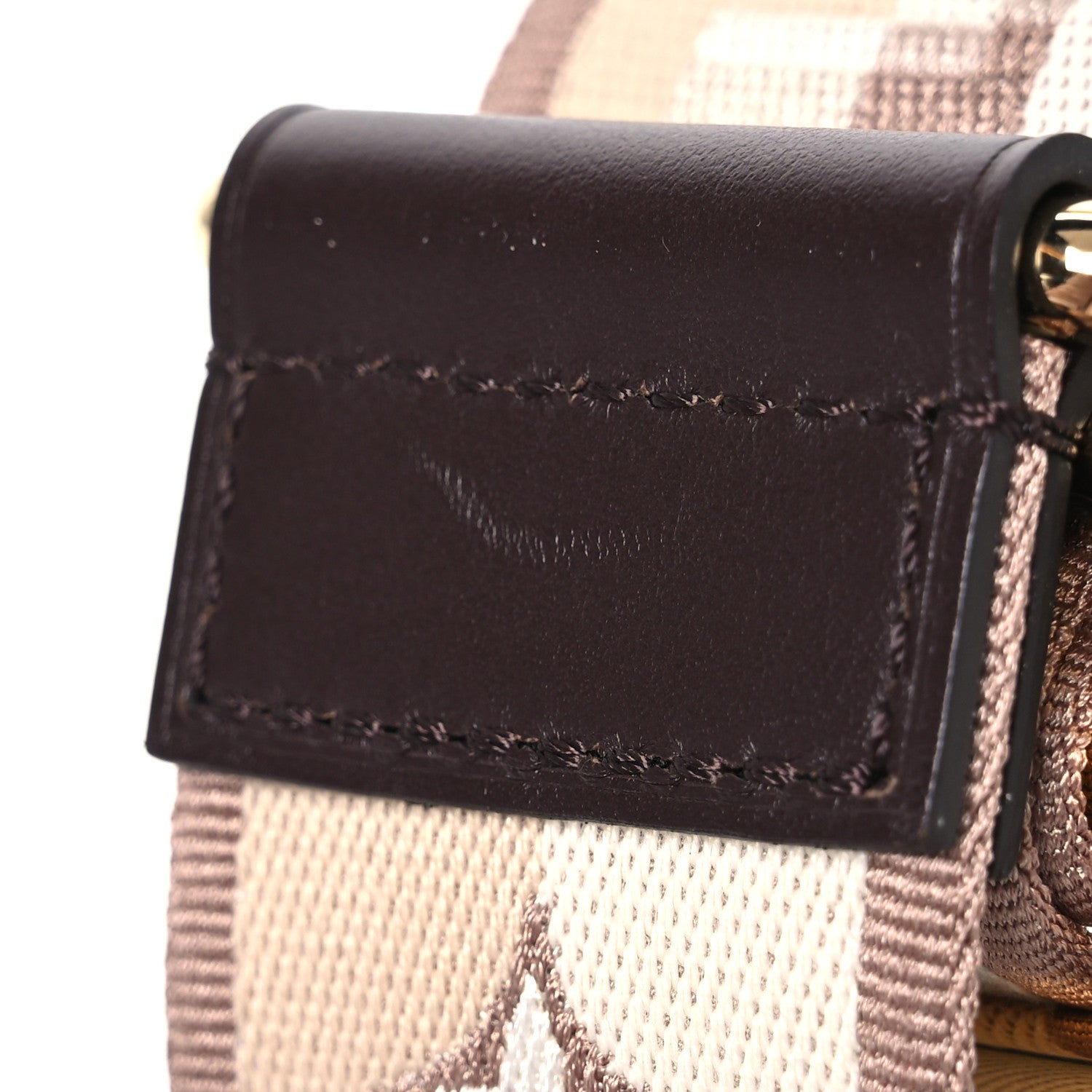 Louis Vuitton Jacquard Speedy Bandouliere 20 Shoulder Strap Beige Brown 3 of 4