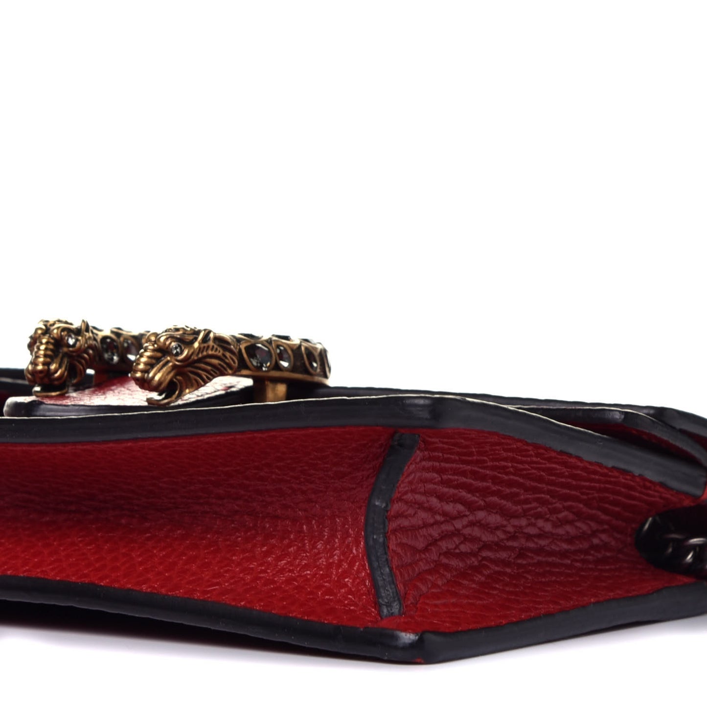 Calfskin Super Mini Dionysus Shoulder Bag Hibiscus Red