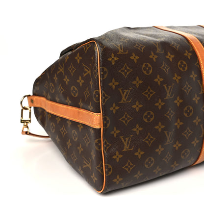 Louis Vuitton Monogram Keepall Bandouliere 55 7 of 9