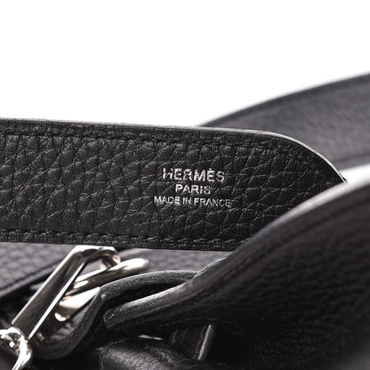 Hermes Taurillon Clemence Jypsiere 28 Black 7 of 15
